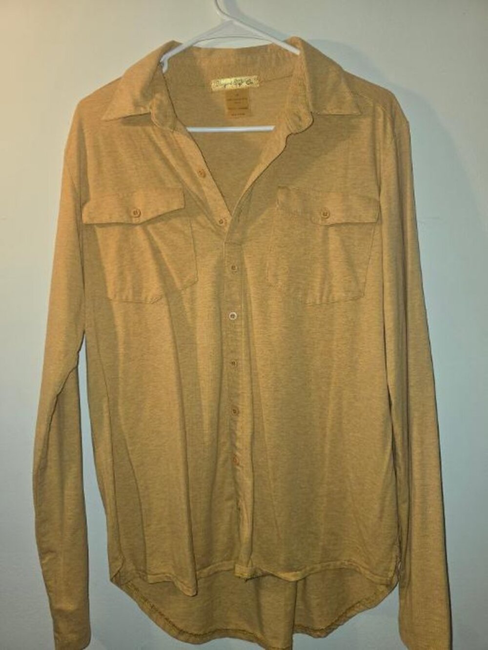 cow girl Tuff v neck long sleeve